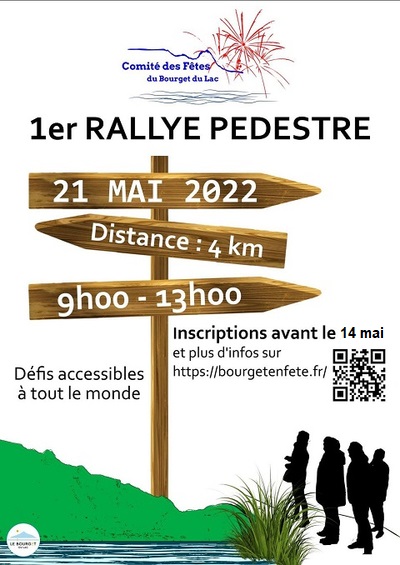 Première édition du Rallye Pédestre du Bourget du Lac